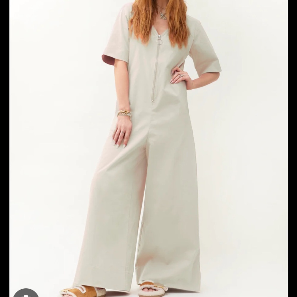 Elegant Cream Jumpsuit